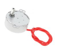 COOLHOOD Motor síncrono de carcasa metálica TYC30 AC 12 V cuerpo circular estructura de montaje de lengüeta para instalación de repuesto en configuraciones de accionamiento compacto