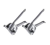 COOLHOOD Prensa de frutas manual multifuncional, tipo pesado, de acero inoxidable, operaciones de construcción para cocinas domésticas, exprimidores manuales