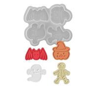 COOLHOOD Silicona de Halloween para creación de espectros y calabazas con materiales de grado alimenticio, silicona de grado alimenticio