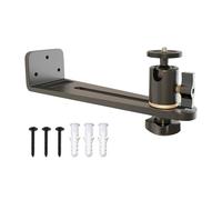 COOLHOOD Soporte de pared para proyector de 6 mm de durabilidad, ideal para dormitorio, espacio pequeño, montaje en techo, ángulo completo, ajuste de paréntesis deslizante