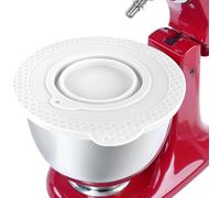 COOLHOOD Tapa de silicona a prueba de derrames, tapa de almacenamiento para cuenco que ahorra espacio, para accesorios de mezclador de 4.5 a 5 cuartos de galón, apto para lavavajillas, soporte