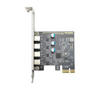 COOLHOOD Tarjeta adaptadora PCIe USB tipo C de 4 puertos que ofrece funcionalidad Plug and Play en sistemas operativos modernos tipo C PCIe Link
