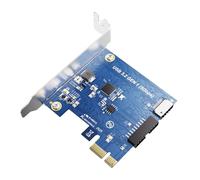 COOLHOOD Tarjeta de enlace de expansión PCIE flexible de 20 pines tipo puerto de correo electrónico para conexión externa continua y optimización de hardware, PCs permanentes para juegos PCIE Link