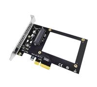 COOLHOOD Tarjeta de procesador de organización inmediata PCIe versión para dispositivos de almacenamiento YOU.2 con cable de denegación de observación de estado de energía en vivo, tarjeta de