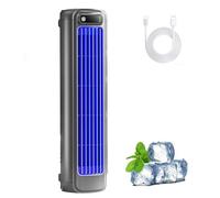 Cooling Ace - Aire acondicionado portátil, mini unidad de aire acondicionado, ventilador de refrigeración silencioso con 3 velocidades y pantalla táctil LED, carga USB, ventilador de torre de