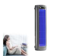Cooling Ace Portable Air Conditioner - Rechargeable Mini Tower Fan with 3 Speeds, Quiet Operation, Compact Tabletop Design, USB or Battery Powered for Home, Office, Travel (A-Gray)