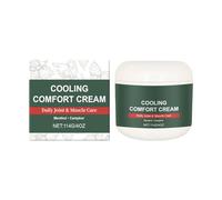 Cooling Balm Cream, Joint Reliefs Moisturizer, Fast Absorbing Natural Formula, Non Sticky Soothing Treatments for Waist, Back, Feet, Hands, Elbow, Knee Use, 114g