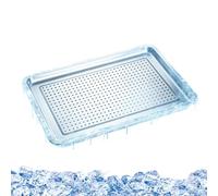 Cooling Cat Bed | Stainless Steel Cooling Dog Cot Ice Packs Included Breathable |Stainless Steel Breathable Cot With 6 Ice Packs | Cat Bed | For Summer Crate Kennel Indoor Outdoor Camping Travel Sleep
