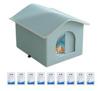 Cooling Cat House, Animal Shelter, 12,99 pulgadas Kennel for Pets | Cloth Puppy Kennel, Spacious Kitten Ice Nesting, Pet Accessory for Small, Large & Medium Cat | Insulated Foldabl Portable Cool