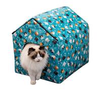 Cooling Cat House, Cool Down Dog Shelter, Foldable Cold Kitten Shelter, Waterproof Puppy Tent for Backyard, Balcony, Living Room, Study, and Bedroom