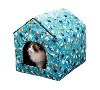 Cooling Cat House, Cool Down Dog Shelter, plegable Cold Kitten Shelter, Waterproof Durable Construction, Portable Easy Setup Design, Ideal for Backyard Balcony Living Room, 38 x 36 x 32 cm