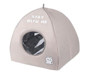 Cooling Cat House, Cool Kitten Shelter with insulated Foil Lining Cooling Dog House Outdoor Portable Style, for Apartment Home Office Bedroom Living Room Study Patio Daily Comfort Use