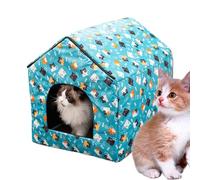 Cooling Cat House, Dog Chill Shelter, 14,96 x 14,17 x 12,6 pulgadas, plegable Pet Tent, impermeable Cold Retreat for Puppies Kittens in Backyard Balcony Living Room and Bedroom Spaces