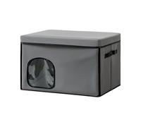 Cooling Cat House, Dog Ice House, Foldable Cold Sleeping Enclosure with Soft Material, Pet Supply for Outdoor Apartment Balcony Patio Bedroom Travel, 24.41x13.78x13.78 Inches