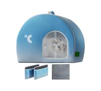 Cooling Cat House for Hot Days, Plegable para interiores al aire libre Dog Ice Shelter, Smart High-Eficiency Pet Home, Long Lasting Cool Comfort for Restful Sleep, 17,32 x 14,96 x 14,96 pulgadas