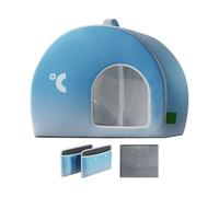 Cooling Cat House for Hot Days, Plegable para interiores al aire libre Ice Shelter for Dogs, Intelligent High-Eficiency Large Pet Home, Long Lasting Coolness for Confort Sleep