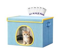 Cooling Cat House for Summer - Dog Nest with 6 Ice Packs Cold Dog Shelter