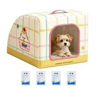 Cooling Cat House, Insulated Indoor Cat Shelter, Portable Pet House