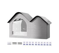 Cooling Cat House Set - Foldable Summer Pet Shelter System, Cooling Dog Puppy Tent Bed Kit, Portable Indoor Outdoor Resting House, Garden Backyard Camping Travel Use Pets Comfort