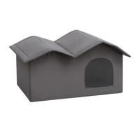 Cooling Cat House, Sturdy Outdoor Shelter, Detachable Cool Pet Cave, Comfortable Temperature-Controlled Bed for Kitten, Puppy, Small Dogs, Hot Weather, and Home Use Indoors