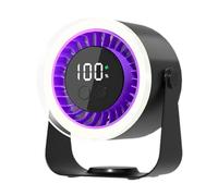 Cooling Desk Fan - 10 Speed Quiet USB Rechargeable 19x10.5x16.5cm | Silent ABS Air Circulator Fan, Portable Type C Batteryfan 3600mAh For Apartment RV Tent Office Student Desk | Cooling Comfort