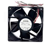 Cooling Fan 12038VA-24R-BLE,Server Cooler Fan NMB 12038VA-24R-BLE 24V 2.00A, Inverter Waterproof Cooling Fan for 12CM 4wire