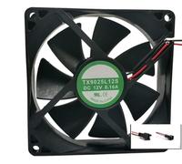 Cooling fan 12V 90mm Cooling fan, TX9025L12S DC12V 0.16A 9CM 90x90x25mm 2-Wire DC Cooling fan
