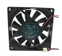 cooling fan D80SH-12C,Server Cooler Fan D80SH-12C DC12V 0.21A (GP), ultra-quiet supply chassis cooling fan for 80x80x20mm 2wire