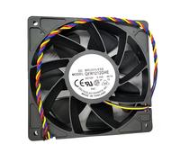 cooling fan DELTA QFR1212GHE DC 12V 2.7A, Bitcoin Miner cooling fan for 120x120x38mm 4-wire