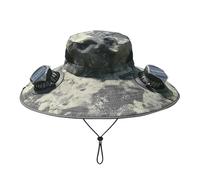 Cooling Fan Hat, Breathable Outdoor Fishing and Camping Headwear with Built-In Personal Fan, Lightweight Sun Protection Cap for Air Circulation Comfort, Outdoor Sports Headpiece, for Gardeners Hikers