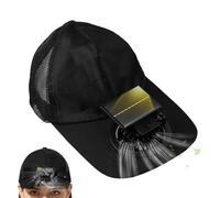 Cooling Fan Hat, USB Rechargeable Summer Cap, Power Adjustable Speed, for Outdoor Beach Hiking Camping Travel Festival Walking Picnic Use, Ventilated Sun Protection, Hands Free Wearable Fan