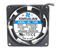 cooling fan RAH8025B1,Server Cooler Fan RAH8025B1 220V 240V 0.10A, cabinet ball cooling fan for 80 * 80 * 25MM 2-wire