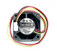cooling fan Sanyo Denki 109P0412G3D083 DC 12V 0.31A, Server Cooler Fan for 40x40x28mm 3-wire