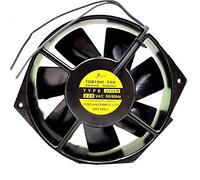 Cooling Fan TOBISHI Fan TYPE2750M,Server Cooler Fan TYPE2750M 220V 15x17cm 15038, All-Metal High Temperature Resistant axial Flow Cooling Fan for 15CM 2-Wire