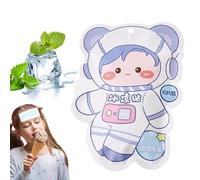 Cooling Gel Patches, Instant Cooler Pads, Temperature Drop Sheets, Skin-Friendly Adhesive, Long-Lasting, Ideal for Outdoor Camping and Hot Weather Activities, 10 Pieces