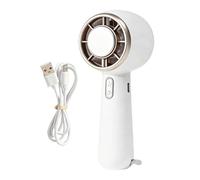 Cooling Handheld Fan - Portable USB Rechargeable Ice Cooling Mini Fan, 3 Speed High Velocity Airflow Carabiner Clip Durable Lightweight Air-Cooler for Travel Camping Beach Sports Work Hiking