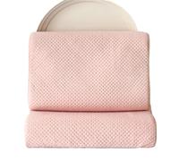 Cooling Ice Silk Latex Pillowcase 40x60 Single Home Use Pillow Cover 30x50 Core Inner Case Breathable Bedding(One 30x50cm Latex Pillowcase Ice Silk Pink Jade)