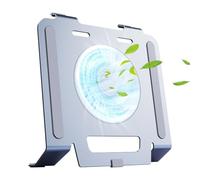 Cooling Laptop Stands - Three Speed Blue Light Fan, Adjustable Desk Bracket Holder, Computer Cooling Pad Detail, Office Home Support Feature, Notebook Monitor Display Usage
