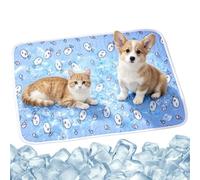Cooling Mat for Cats - Ice Silk Non-Slip Pad | Summer Pet Bed Cooling Cushi