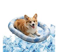 Cooling Mat For Cats - Thermal Relief Cushion, Pressure Activated Rug, Heat Dissipation Pad, Summer Pet Sleep Station | Reversible Ice Gel Mattress For Puppy Kitten Sleeping Floor Couch Sofa Yard
