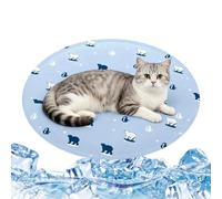 Cooling Mat for Dogs | 19.69 Inch Round Portable Waterproof, Pet Gel Pad