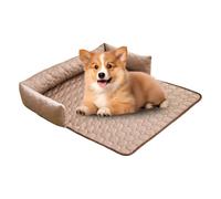 Cooling Mat For Dogs - Round Cool Pet Sofa Cushion | Couch Cover Mat For Dogs | Breathable Comfortable Cushion Blanket With Non-Slip Base, Pet Indoor Cage Car House Cave Kitten Puppy Cat