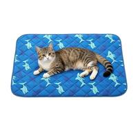 Cooling Mat For Dogs - Self Cooling Canine Mattress, Chilling Kennel Bedding Sheet, Waterproof Washable Non Slip Blanket | Ice Silk Pet Cushion Heat Relief Puppy Pad Crate Car Sofa Floor Summer For