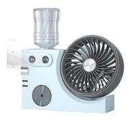 Cooling Mist Fan, Portable Air Cooler, Usb Recargable Blower, Water Spray Function fornCompact Device Quiet Refreshing Airflow Solution Dorm Office Bedroom Desktop Indoor Home Summer