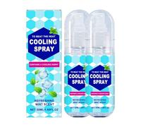 Cooling Mist Spray,Summer Cooling Spray for Face and Body,Refreshing Moisture Mist with Mint Extract - Soothe,Coo and Relieve Sun-Stressed,Portable for Trips Hiking Sports (2)