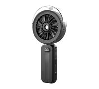 Cooling Mister Fan Portable Foldable Four Speed Spray Cooler, Rechargeable