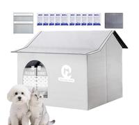 Cooling Outdoor Cat House, Weatherproof Foldable Shelter, Ice Pack-Equipped Pet Bed, All-Season Comfort, Compact Ideal for Cats, Dogs, Kittens, Backyard, and Indoor Use