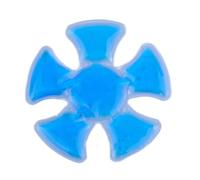 Cooling Pad, Ice Pack, Compact No Drip Portable Soft Texture Heat Protection Head Comfort Reusable Lightweight Ultra Thin, Cold Pack Insert for Outdoor Helmet Cycling, 7.09x7.09x0.04Inches, Blue