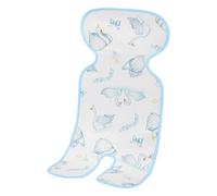 Cooling Pad, Seat Liner, Breathable Carseat Insert with Ice Gel Mat for Temperature Control, Stroller and Travel Accessory Nursery and Home, Summer Park Trips 27.56x12.99 Inches