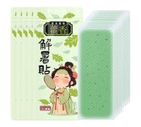 Cooling Patches, Cool Wipes, Heat Comfort Pads, Instant Soothing Effect, Long Lasting Cooling, Summer Heat Solution, 1.97x4.72x0.39 Inches Green Color, 10 Pieces